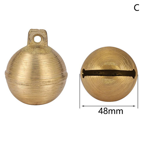Cow sheep horse copper bells - copper,