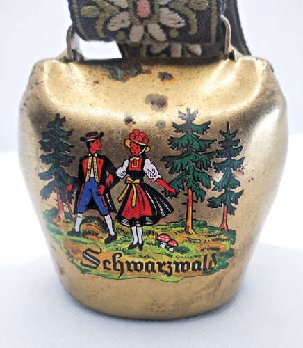 Vintage brass cowbell - cowbell, souvenir