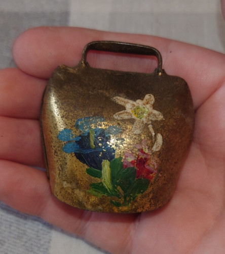 Brass cow bell - cow, with