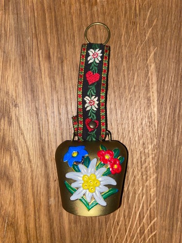 Vintage alpine edelweiss brass - alpine,