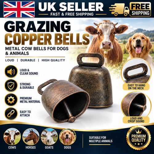 Grazing copper bells metal - copper, bells,