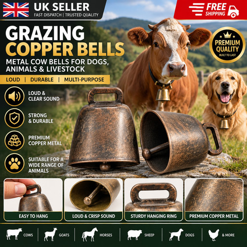 Grazing copper bells - copper, metal