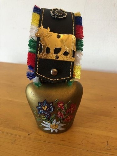 Brass coloured souvenir - coloured,