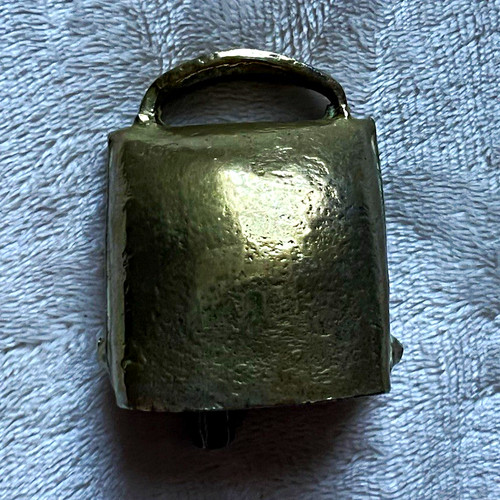 Vintage brass cow bell - vintage, antique