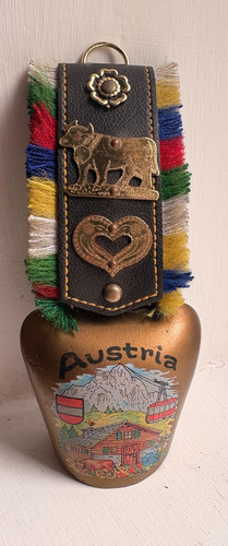 Vintage austria souvenir cow - souvenir,