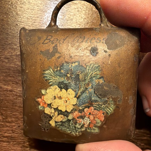 Antique vintage cow bell - /,