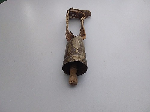 Unique vintage cowbell brass - cowbell,