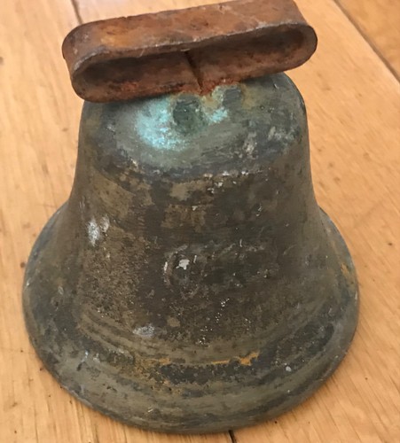 Vintage cow bell height 8cm - height,
