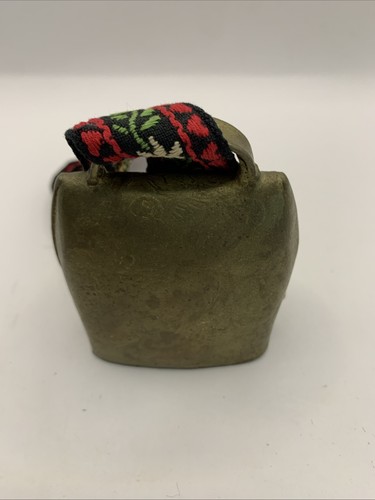 Vintage brass cow - cow, bell