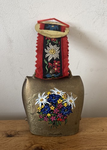 Vintage alpine brass - alpine, cow