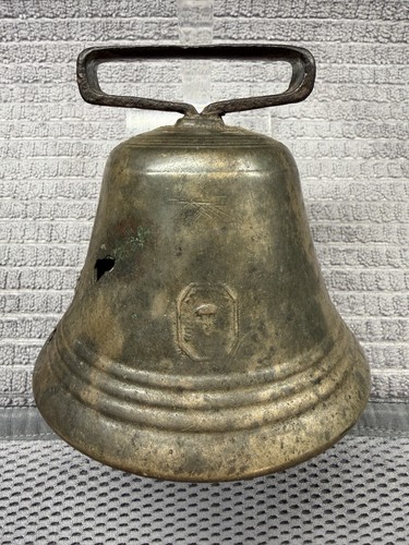 Antique swiss brass cow - swiss,