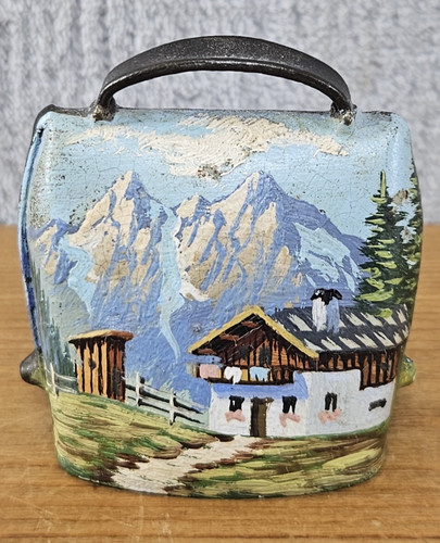 Vintage swiss cowbell hand - vintage,