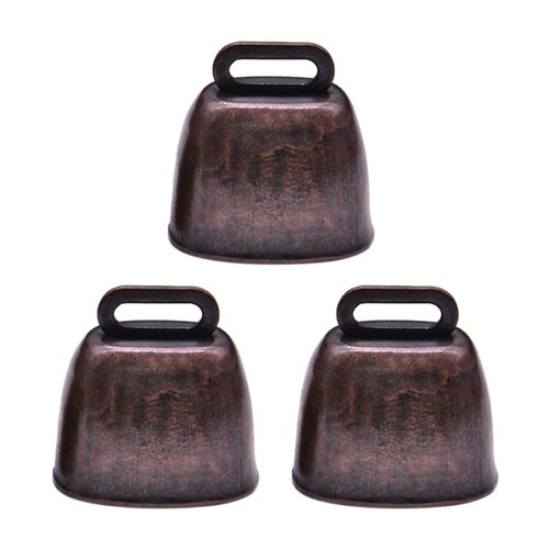 3pcs cow grazing bells - bells, durable