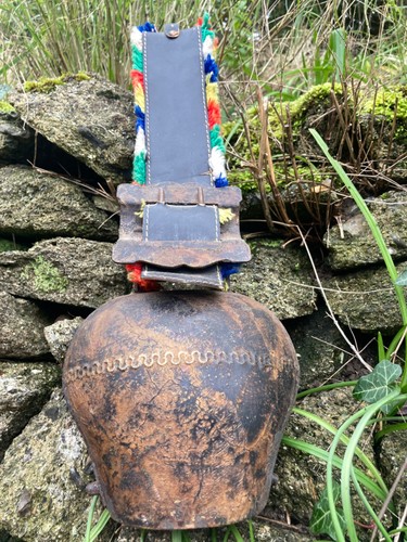 Vintage antique cow - antique, bell