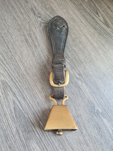 Vintage brass cow goat bell - brass,